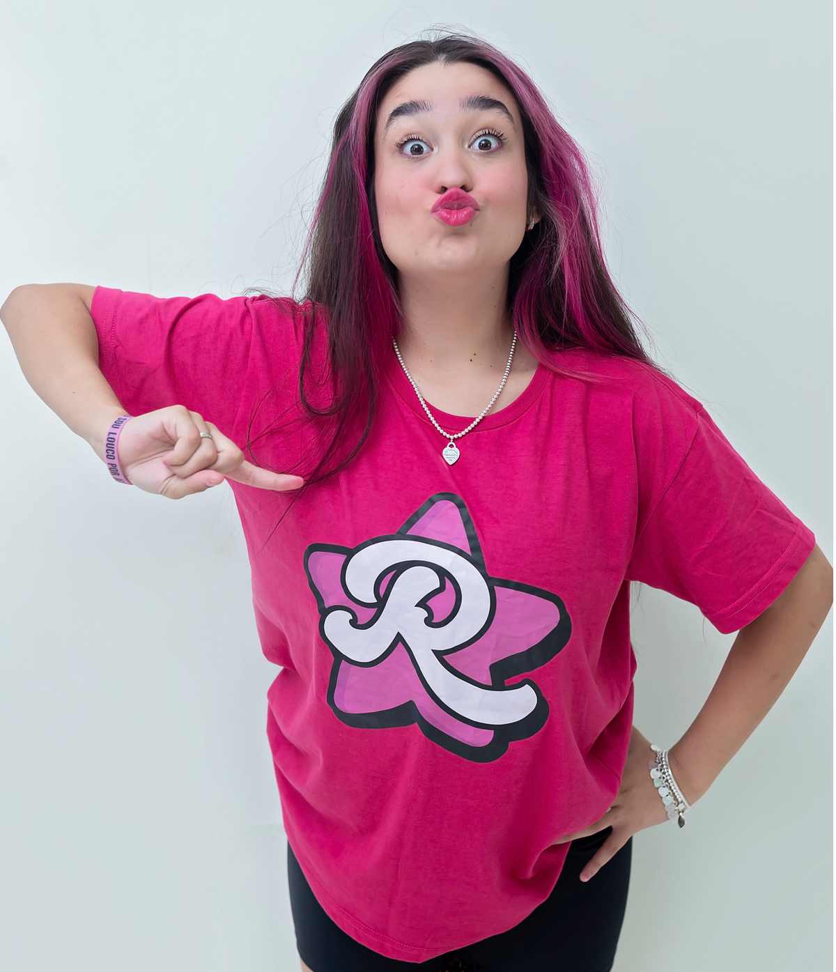 Camiseta manga curta Emilly Vick